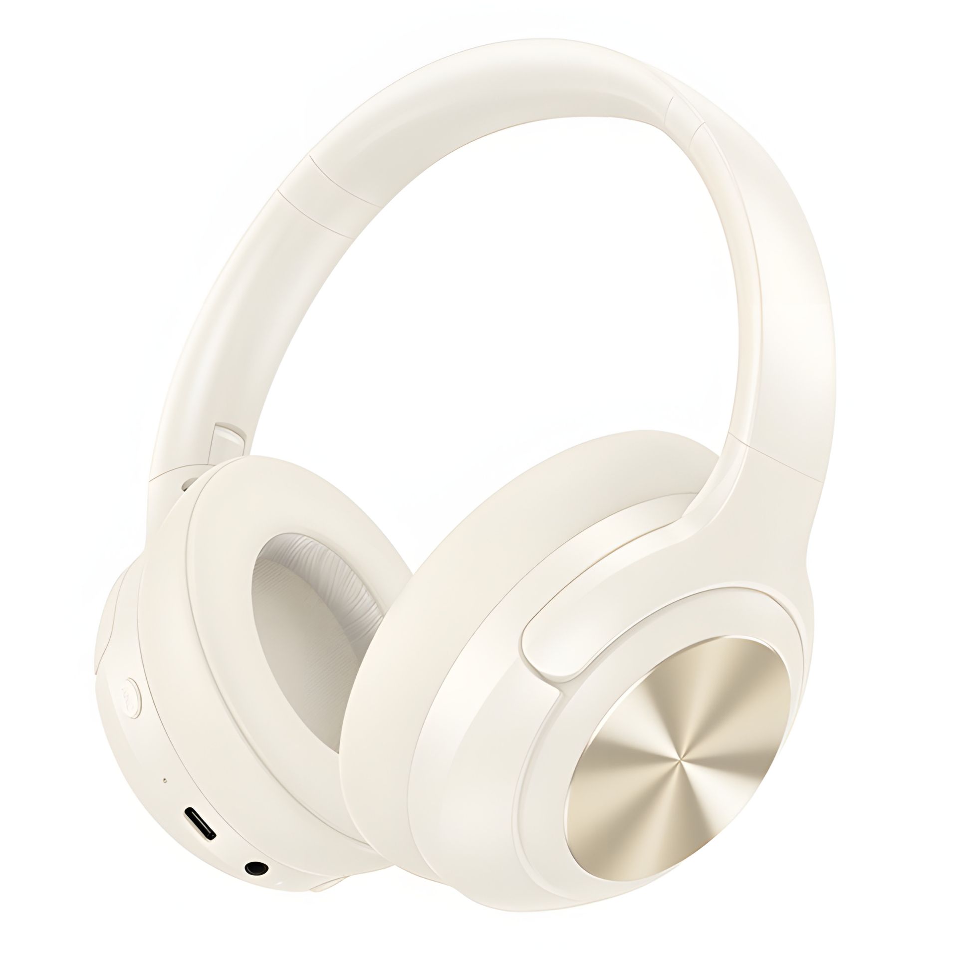 Hoco W54 Накладные Наушники |BT5.4, ANC, AUX, USB-C, 30h| молочно-белые Hoco W54 Накладные Наушники |BT5.4, ANC, AUX, USB-C, 30h| молочно-белые