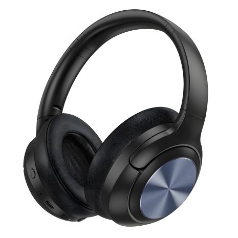 Hoco W54 навушники накладні, Bluetooth 5.4, ANC, 400 mAh, 30h black
