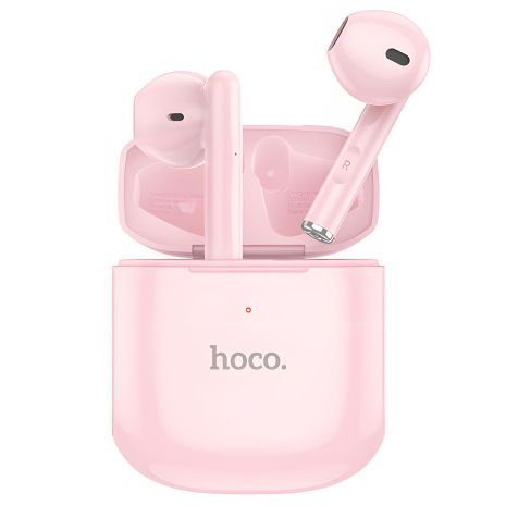 Hoco EW19 Plus гарнітура блютуз, стерео, 30/250 mAh, 4h Рожевий