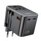 Зарядний пристрій Hoco AC17 65W USB/2 PD Type-C чорний