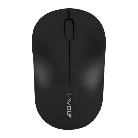 Безпровідна миша TWolf Q4 2.4G, 1200 DPI, 1xAA Чорного кольору