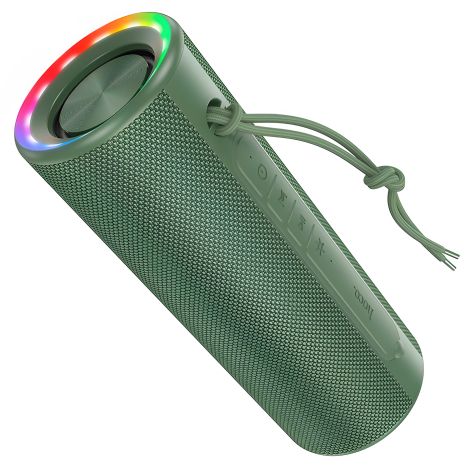 HOCO HC20 Акустика Luster sports BT5.2, TWS/FM/USB/TF/AUX, 20W, 5 часов (зелёная)