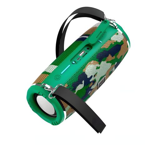 Спортивная акустика HOCO HC12 Bluetooth колонка IPX4 |BT5.0, USB/AUX/TF/FM, 2ч| камуфляж-зеленый