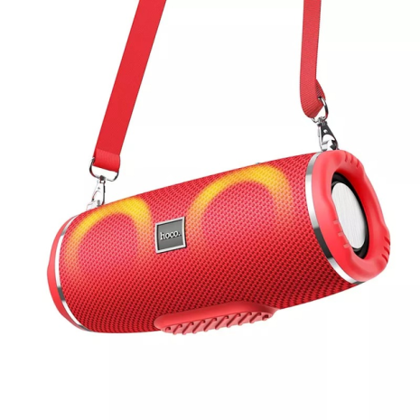 Акустика HOCO HC12 Sports BT Speaker IPX4 | BT5.0, USB / AUX / TF / FM, 2h | red Акустика HOCO HC12 Sports BT Speaker IPX4 | BT5.0, USB / AUX / TF / FM, 2h | red