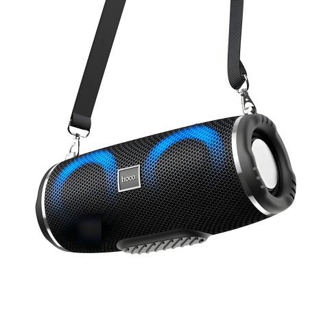 HOCO HC12 BT Sports Speaker IPX4 Acoustic | BT5.0, USB / AUX / TF / FM, 2h | black HOCO HC12 BT Sports Speaker IPX4 Acoustic | BT5.0, USB / AUX / TF / FM, 2h | black