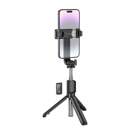 Borofone BY11 Tripod | Для смартфонів, Bluetooth-кнопка | черный
