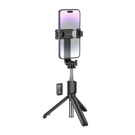 Borofone BY11 Tripod | Для смартфонів, Bluetooth-кнопка | черный