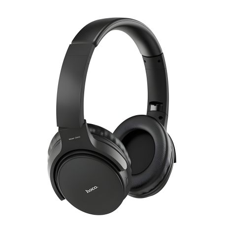 Bluetooth наушники HOCO DW02 |BT5.0, TF, AUX, 4 часа| черные