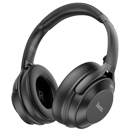 Навушники HOCO W37 Sound Active Noise Reduction BT headset | BT5.3, AUX, 33h, ANC| black Навушники HOCO W37 Sound Active Noise Reduction BT headset | BT5.3, AUX, 33h, ANC| black