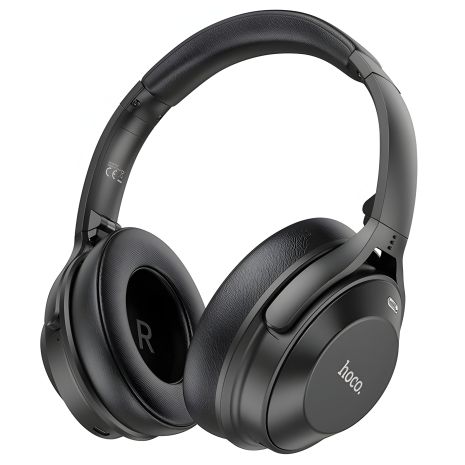 HOCO W37 Sound Active Noise Reduction Навушники | BT5.3, AUX, 33h, ANC | Black HOCO W37 Sound Active Noise Reduction Навушники | BT5.3, AUX, 33h, ANC | Black