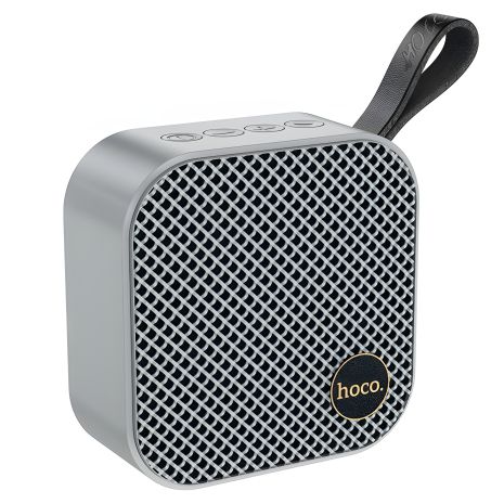 HOCO HC22 Бездротова Колонка, BT5.2, AUX, TF, USB, FM, 4h, Сіра