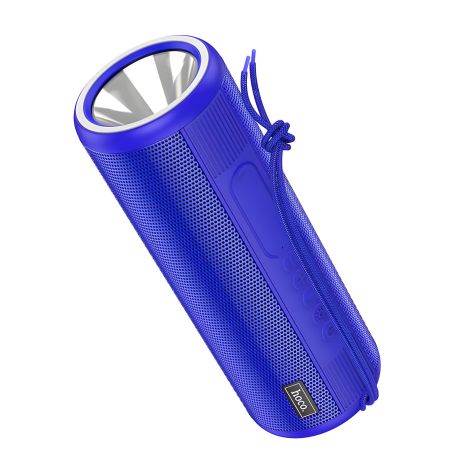 Колонка HOCO HC11 бездротова | BT5.0, TWS, AUX, FM, TF, USB, 2 години, 5Wx2, Flashlight | (синя)