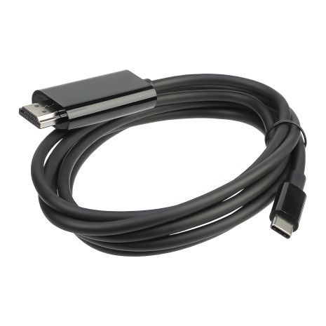 Перехідник адаптер 4K 30Hz Type-C to HDMI 1.8m, чорного кольору (TH001-430)