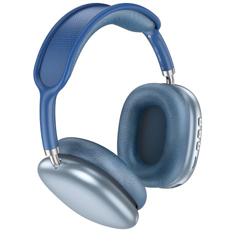 Bluetooth Стерео Гарнітура Borofone BO22 | BT5.3, AUX/TF, 12h, 400 mAh | Синя Bluetooth Стерео Гарнітура Borofone BO22 | BT5.3, AUX/TF, 12h, 400 mAh | Синя