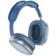 Bluetooth Стерео Гарнітура Borofone BO22 | BT5.3, AUX/TF, 12h, 400 mAh | Синя