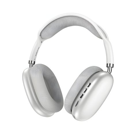 Bluetooth Стерео Гарнітура Borofone BO22 | BT5.3, AUX/TF, 12h, 400 mAh | Сталева Bluetooth Стерео Гарнітура Borofone BO22 | BT5.3, AUX/TF, 12h, 400 mAh | Сталева