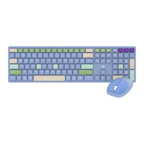 Клавіатура та миша бездротова Fantech Go WK895, 1600DPI, 2.4G, BT, синій Клавіатура та миша бездротова Fantech Go WK895, 1600DPI, 2.4G, BT, синій