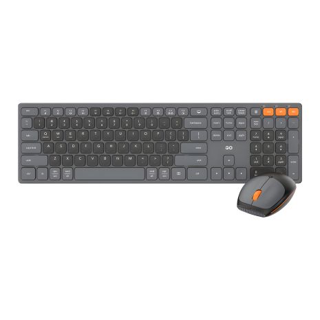 Клавіатура та миша бездротова Fantech Go WK895, 1600DPI, 2.4G, BT, сірий Клавіатура та миша бездротова Fantech Go WK895, 1600DPI, 2.4G, BT, сірий