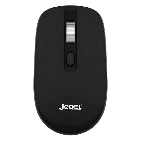 Миша бездротова Jedel WD100, 2.4 GHz, 800-1600 DPI, 2хААА, чорна