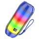 Колонка бездротова Borofone BR25 з BT5.3, FM, AUX, USB, TF, 5W, 1200mAh, 2h, зі світломузикою, синя