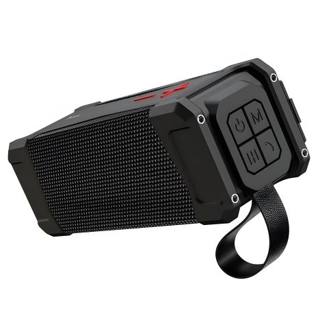 Колонка бездротова Hoco HC6 IPX5 | TWS, BT, AUX, FM, TF, USB | чорна