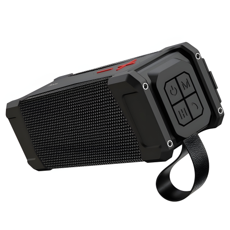 Колонка бездротова Hoco HC6 IPX5 | TWS, BT, AUX, FM, TF, USB | чорна