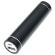 Корпус міні-повербанку DIY під АКБ 1x18650 з USB-A, microUSB, 5V 1A, metal, чорний