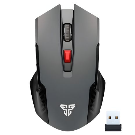 Ігрова бездротова миша Fantech WG10 Raigor II, 800-2000 DPI, 2.4GHz, 1 х AA, сіра