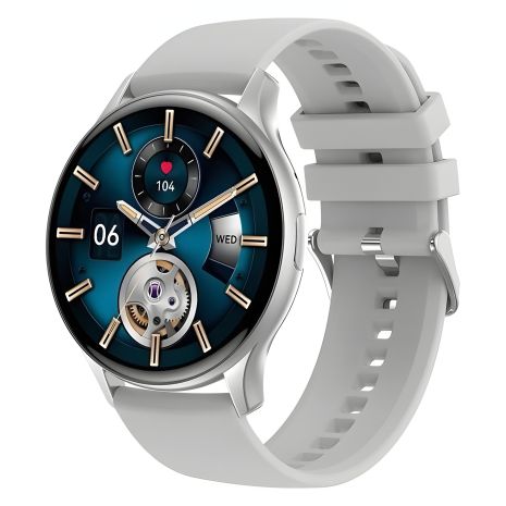 Годинник Смарт Hoco Y15, Срібний, Track, HeartRate, IP68, BT5.1, BT5.0, 260mAh, 5-7d