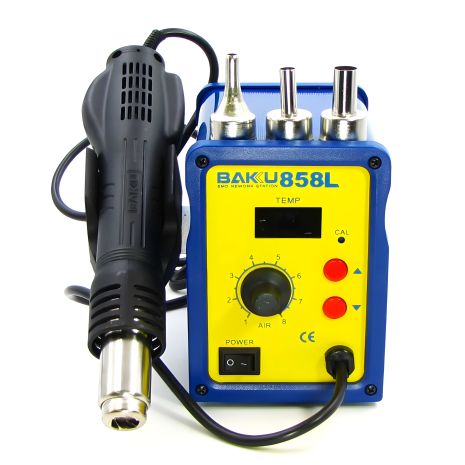 Паяльная Станция Baku BK858L, Фен с Цифровым Контролем (220V, 700W)