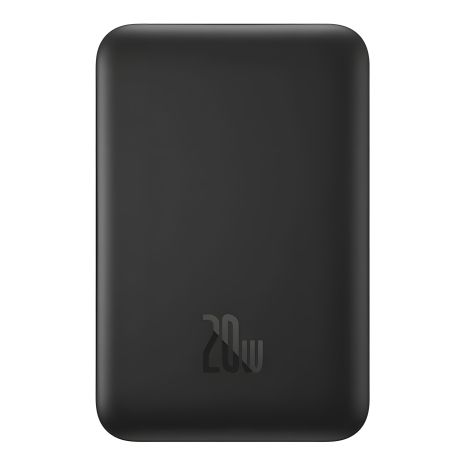 УМБ Baseus Magnetic Mini швидка бездротова зарядка 10000mAh 20W чорна PPCX070001