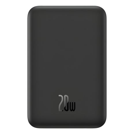 УМБ Baseus Magnetic Mini бездротова швидка зарядка 5000mAh 20W чорна P10022107113-00