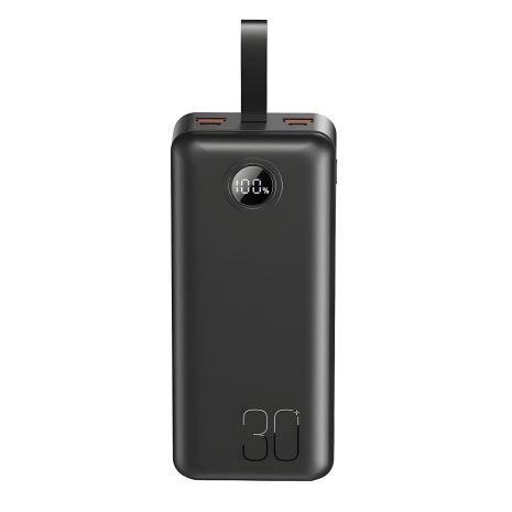 Повербанк XO PR240 Fully USB-C 20W/USB-A 22.5W 30000mAh Чорний