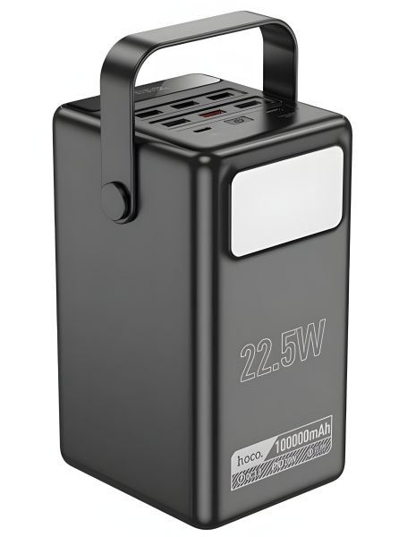 УМБ Hoco DB03 Endure 22.5W з ліхтариком, сумісний 100 000mAh Black УМБ Hoco DB03 Endure 22.5W з ліхтариком, сумісний 100 000mAh Black