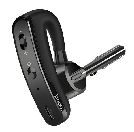 Бездротова гарнітура Hoco E15, 4h, 90 mAh чорна Бездротова гарнітура Hoco E15, 4h, 90 mAh чорна