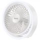 Настільний бездротовий вентилятор Hoco HX22, 6.5W, 1800mAh, 4h, white