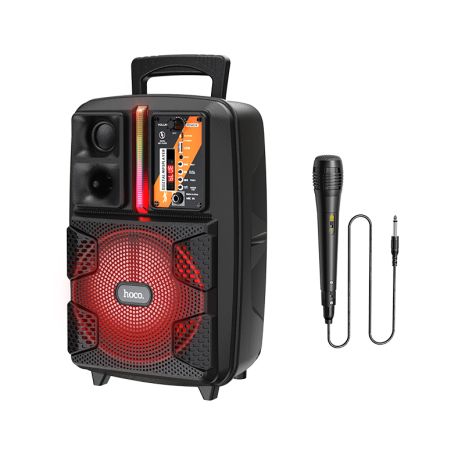 Акустика-караоке HOCO Dancer outdoor wireless speaker BS37 |3Hours, BT5.0, TWS, AUX/FM/USB| black Акустика-караоке HOCO Dancer outdoor wireless speaker BS37 |3Hours, BT5.0, TWS, AUX/FM/USB| black