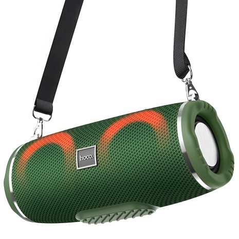 HOCO HC12 Sports акустика BT Speaker IPX4 | BT5.0, USB / AUX / TF / FM, 2 години | зелена HOCO HC12 Sports акустика BT Speaker IPX4 | BT5.0, USB / AUX / TF / FM, 2 години | зелена