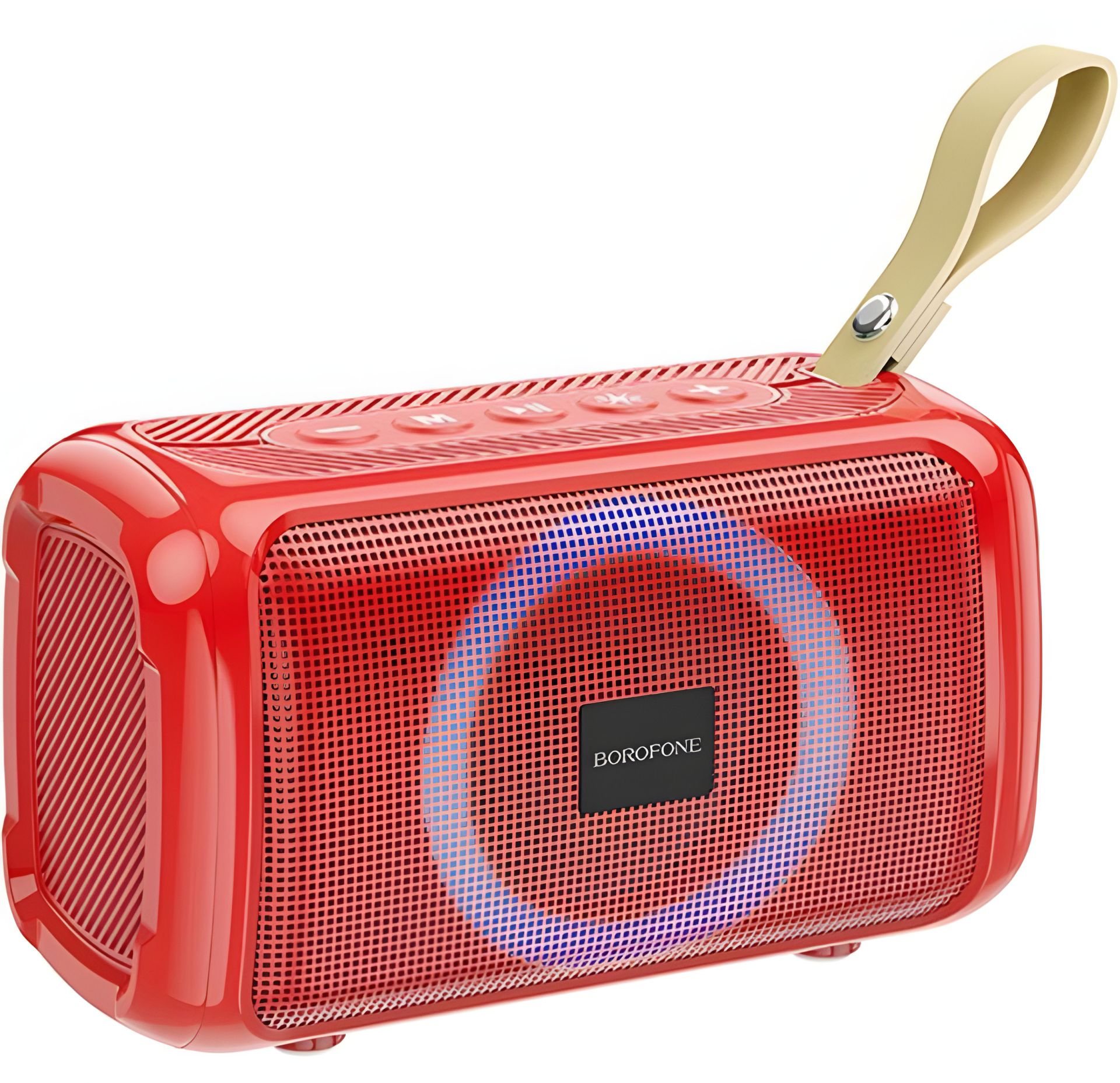 Портативна колонка BOROFONE BR17 Cool Sports з Bluetooth 5.1, TWS, AUX, FM, TF, USB, 1200mAh, 4 години роботи, 5W, червона Портативна колонка BOROFONE BR17 Cool Sports з Bluetooth 5.1, TWS, AUX, FM, TF, USB, 1200mAh, 4 години роботи, 5W, червона