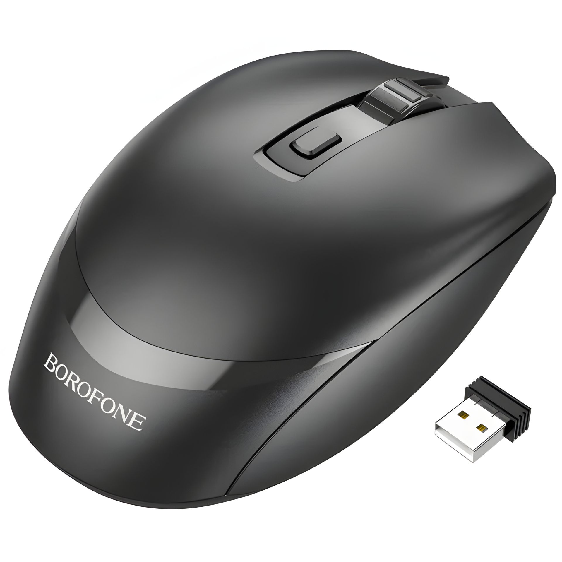 Borofone BG7 2.4G optical Wireless Мышь Черный Borofone BG7 2.4G optical Wireless Мышь Черный