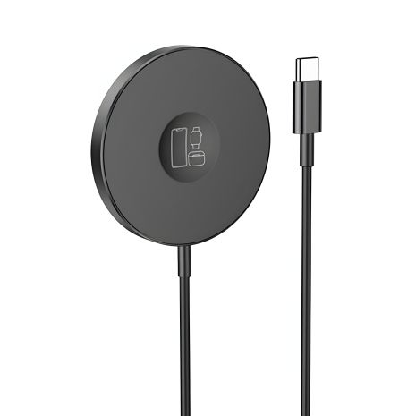 Зарядний пристрій бездротовий Borofone BQ18 3в1 магнітний чорний Зарядний пристрій бездротовий Borofone BQ18 3в1 магнітний чорний