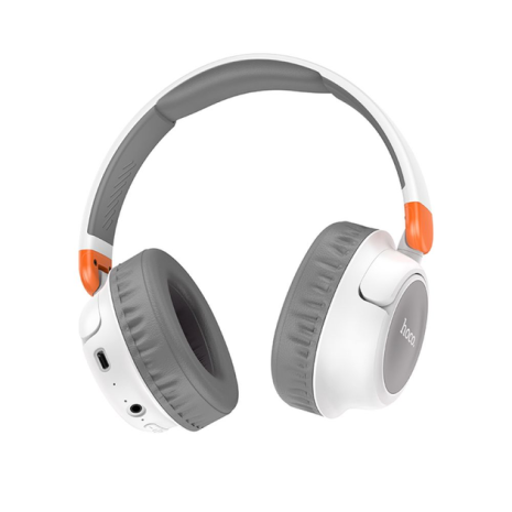 Bluetooth Стерео Гарнітура Hoco W43 | BT5.3, AUX / TF, 25h, Touch Control | Білий Bluetooth Стерео Гарнітура Hoco W43 | BT5.3, AUX / TF, 25h, Touch Control | Білий