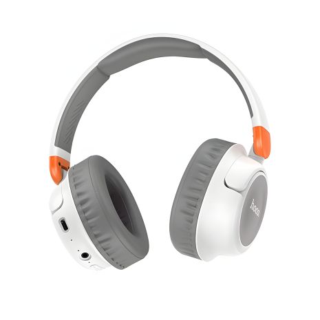 Гарнітура Bluetooth стерео Hoco W43 | BT5.3, AUX / TF, 25h, Touch Control | біла Гарнітура Bluetooth стерео Hoco W43 | BT5.3, AUX / TF, 25h, Touch Control | біла