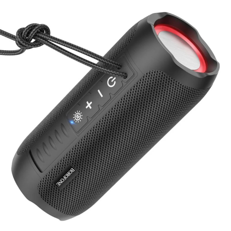 Бездротова колонка Borofone BR21, FM, AUX, TF, BT5.1, 10W, 1200mAh, 3h Чорний Бездротова колонка Borofone BR21, FM, AUX, TF, BT5.1, 10W, 1200mAh, 3h Чорний
