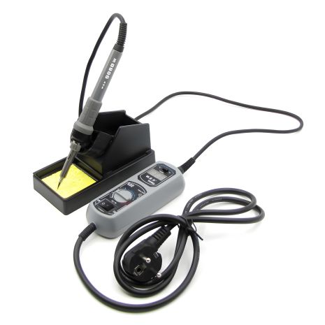 Паяльник с портативным блоком WEP 908D, 65W, цифровая индикация, аналоговая регулировка 200-480C, жало 900M, подставка Паяльник с портативным блоком WEP 908D, 65W, цифровая индикация, аналоговая регулировка 200-480C, жало 900M, подставка