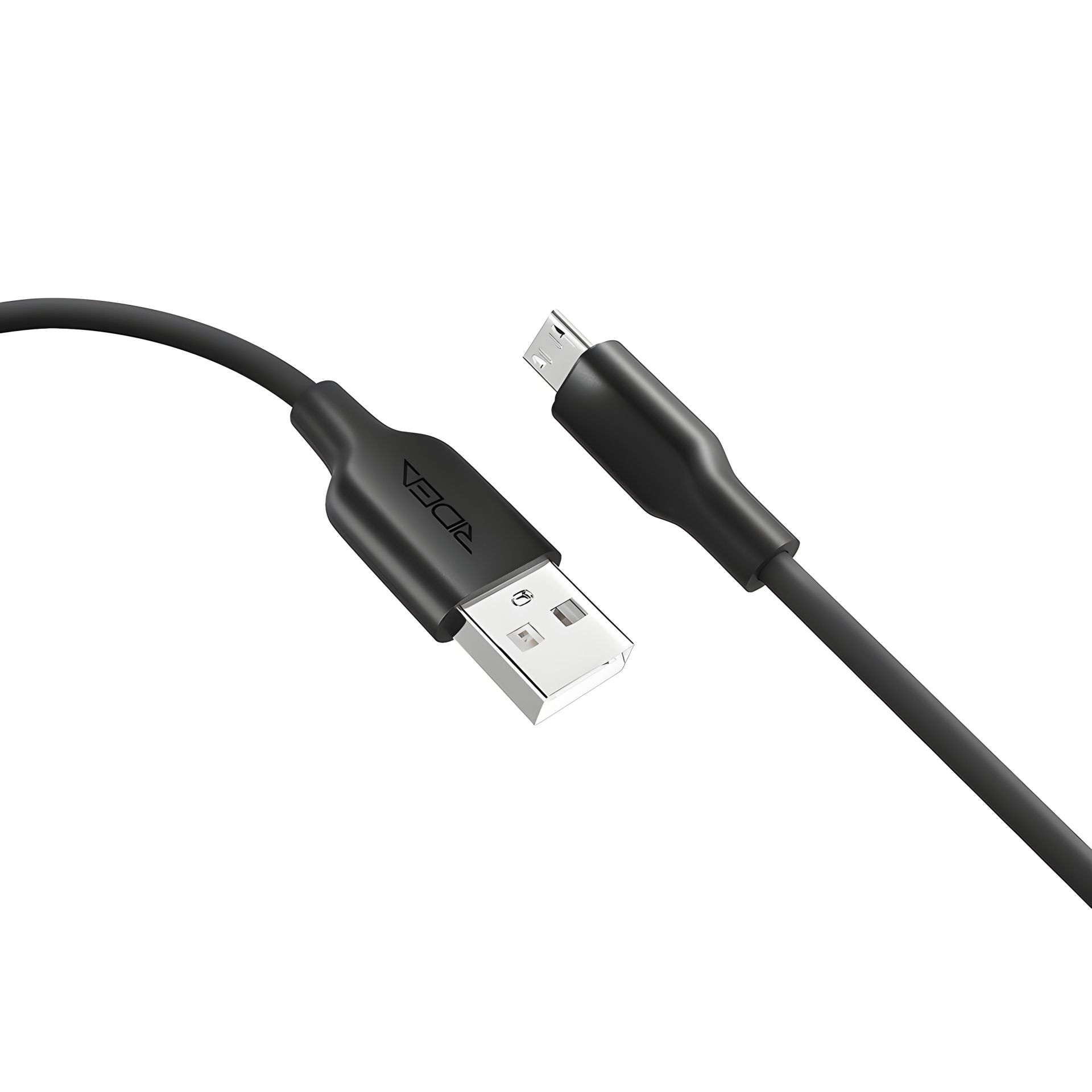 Кабель USB Ridea RC-M114, Soft Silico MicroUSB, 3A, 1m, 60W, Чорний Кабель USB Ridea RC-M114, Soft Silico MicroUSB, 3A, 1m, 60W, Чорний