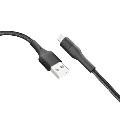 Ridea RC-M122 USB Кабель Type-C, 3A, 60W, 1м, Чорний