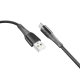 Кабель USB Ridea RC-M123 Spring Type-C, 3A, 60W, 1м, Чорний