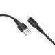 Кабель USB Ridea RC-M131 Prima, 12W, 1m, Lightning, Чорний