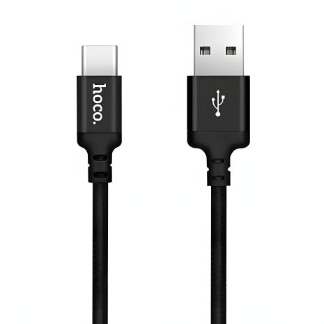 Кабель USB Hoco X14 Times Speed, Type-C, чорний, 1m